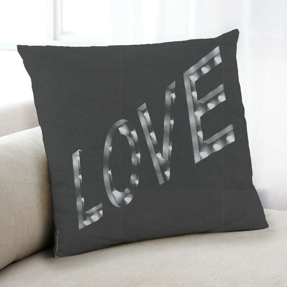 Ahgly Company Culture Love Indoor Throw Pillow, 18 inch by 18 inch