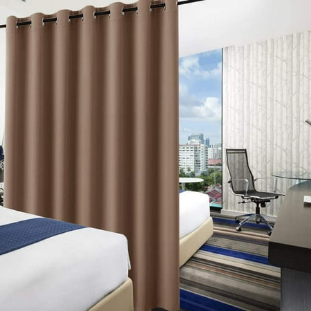 Zmleve Blackout Room Divider Curtains Thermal Insulated Energy Efficiency Noise Reduce Verical Blinds For Bedroom Dining Sunroom Basement Garage Wall 1 Pc Cappuccino W 150 X L 96 Inches Canada Zmleve Blackout Room Divider Curtains, Insulated Garage Divider Curtains