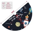 thumbnail image 3 of Lsque Space Print Christmas Tree Skirt, Tree Skirt with Ties or Velcro, Perfect for Holiday Decorations, Halloween, and New Year-36", 3 of 7