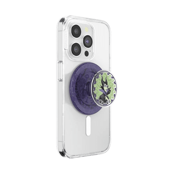 PopSockets Phone Grip for MagSafe, Magnetic Holder, Phone Stand, Disney - Essence of Maleficient