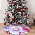 thumbnail image 4 of KLL 30" Christmas Tree Skirt Dragon Fruit Xmas Tree Skirts Mat for New Year Xmas Holiday Party Indoor Outdoor Home Decoration, 4 of 5