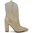 thumbnail image 2 of Danielxdiamond Women's Johnny Guitar Western Boot Snip Toe Gold 10 M  US, 2 of 6