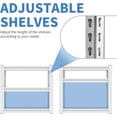 thumbnail image 6 of 3-tier Metal Fish Tank Stand for 30 Gallon Long Aquarium,31.5"*18"*34" | Rack Shelves,heavy duty Steel Aquarium Stand 20 Gallon,Reptile Terrarium Stand,Breeder Tank Stand, 6 of 8