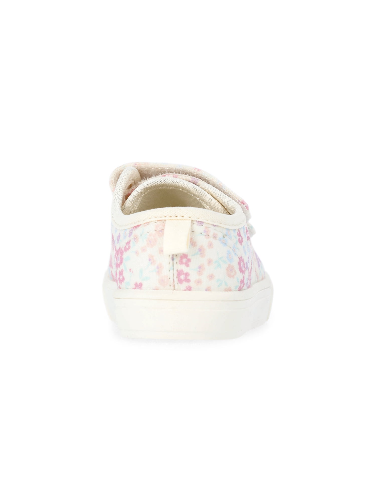 Wonder Nation Baby Girls Two Strap Bump Toe Sneakers