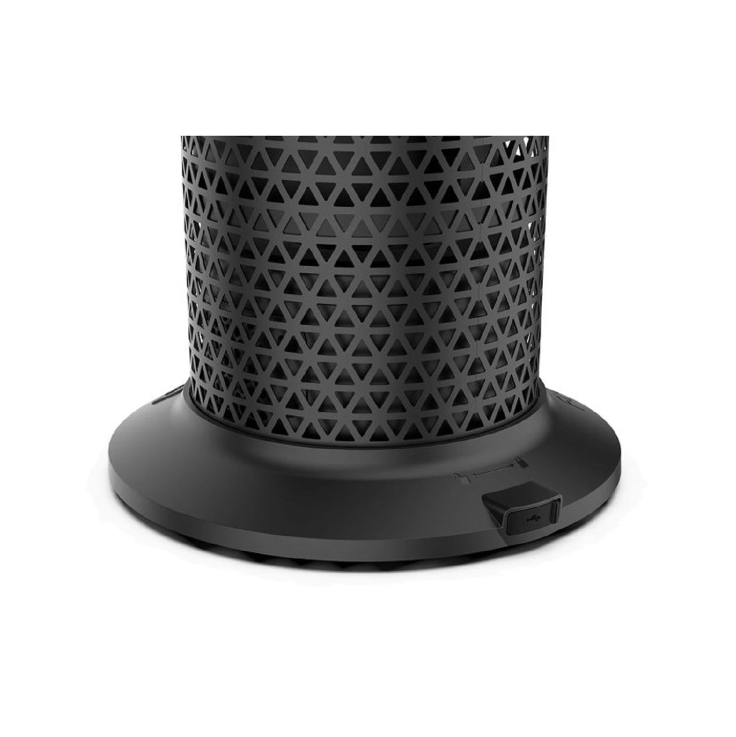 Fugoo F2INK01 Inferno Indoor/Outdoor Bluetooth Speaker and Real Flame Lantern, Black
