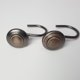 thumbnail image 3 of Ganchos para cortina de ducha, círculo de cuentas, bronce aceitado, 3 of 4
