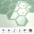thumbnail image 5 of DEWOO 10-Sheet Hexagon Peel and Stick Backsplash for Kitchen,Premium 3D Self Adhesive Wall Tiles, Large Stick on Tiles for Kitchen, Bathroom, Car Camper(Light Green,12"×12"), 5 of 8