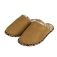 thumbnail image 6 of Jessica Simpson Womens Comfy Faux Fur Slip On Scuff House Slipper -  Memory Foam Anti-Skid Sole, 6 of 9