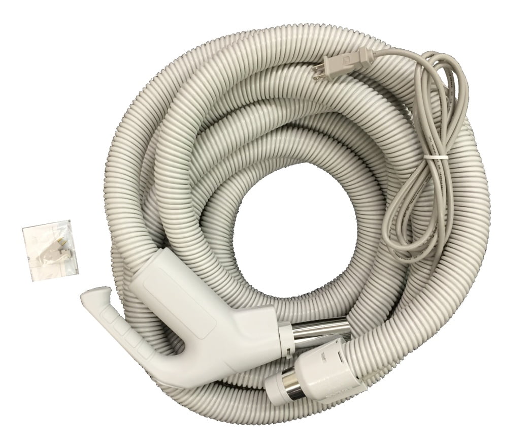 30' or 35' Electric Central Vacuum Hose w/Pigtail Beam Nutone Vacuflo Broan 