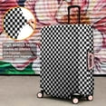 thumbnail image 4 of Black and White Small Checkered Pattern Luggage Cover Fashion Suitcase Cover Baggage Covers Fit 25-28 Inch Luggage (Go Travel), 4 of 5