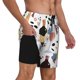 thumbnail image 2 of Fotbe Wine Bottles Glasses Traje de Baño para Hombre – Shorts de Natación de Secado Rápido con Forro y Bolsillos-3X-Large, 2 of 6