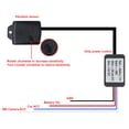 thumbnail image 2 of Car Universal Anti Theft Sensor Adjustable Car 360 Panoramic Detection Vibration Sensor Alarm Anti-Theft Device,1 x Anti Theft Sensor,Black, 2 of 5