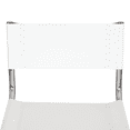 thumbnail image 2 of Breuer Chair Company Mart Stam Cantilever Side Chair w/ Chrome Steel Frame & White Bonded Leather by Furnish Theory, 2 of 7