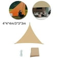 thumbnail image 3 of Canopy Sunshade Cloth Triangle Outdoor Courtyard Sunscreen Waterproof Shade Sail, 3 of 7