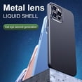 thumbnail image 2 of TECH CIRCLE Liquid Silicone Phone Case, Compatible with iPhone 12 pro Case Cover 6.1 Inch, Full Body Slim Soft, Lens Protection with Metal Protection Ring, Black, 2 of 6