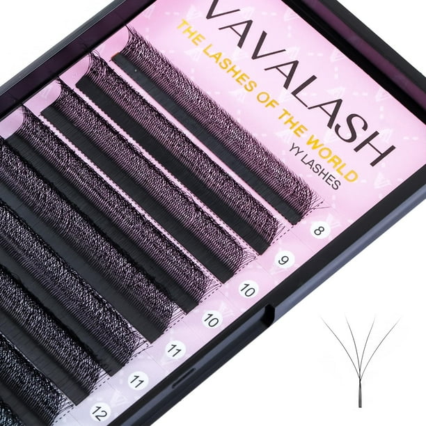 Extensor de pestañas VAVALASH, en forma de W, 4D, prefabricados, con rizo de 0,07 m