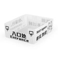 thumbnail image 1 of Disposable Litter Box Multipurpose Portable Large Space Waterproof Leakage Proof Foldable Kitty Litter Box for Travel Outdoor White, 1 of 1