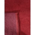 thumbnail image 6 of RUGSOTIC CARPETS HAND KNOTTED WOOL AREA RUGS - 3'x5', Rectangle, Red, Contemporary Modern Design, High Pile Thick Handmade Anti Skid Area Rugs for Living Room, Bed Room (T00206), 6 of 9