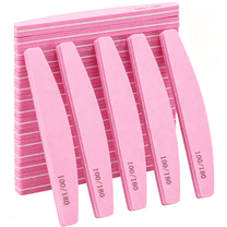 TAVENE 50 Pack Nail Files, 100/180 Grit Double Sided Emery Boards for ...