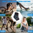 thumbnail image 6 of Nvorliy Ankle Brace Sprain Prevention/ Recovery – Adjustable Dual Straps Compression Ankle Sleeve for Running, Basketball, Swimming ,Ankle Wrap for Men, Women - Small, 6 of 6