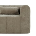 thumbnail image 4 of Christopher Knight Home 145.5" Modular Sectional Sofa, 4-Piece Upholstered Full-Compressed Foam Couch, Espresso, 4 of 13