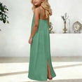 thumbnail image 4 of Kiijoy Girls Sleeveless Backless Maxi Dress Solid Loose Spaghetti Strap Dress, Sizes 12-13, 4 of 4