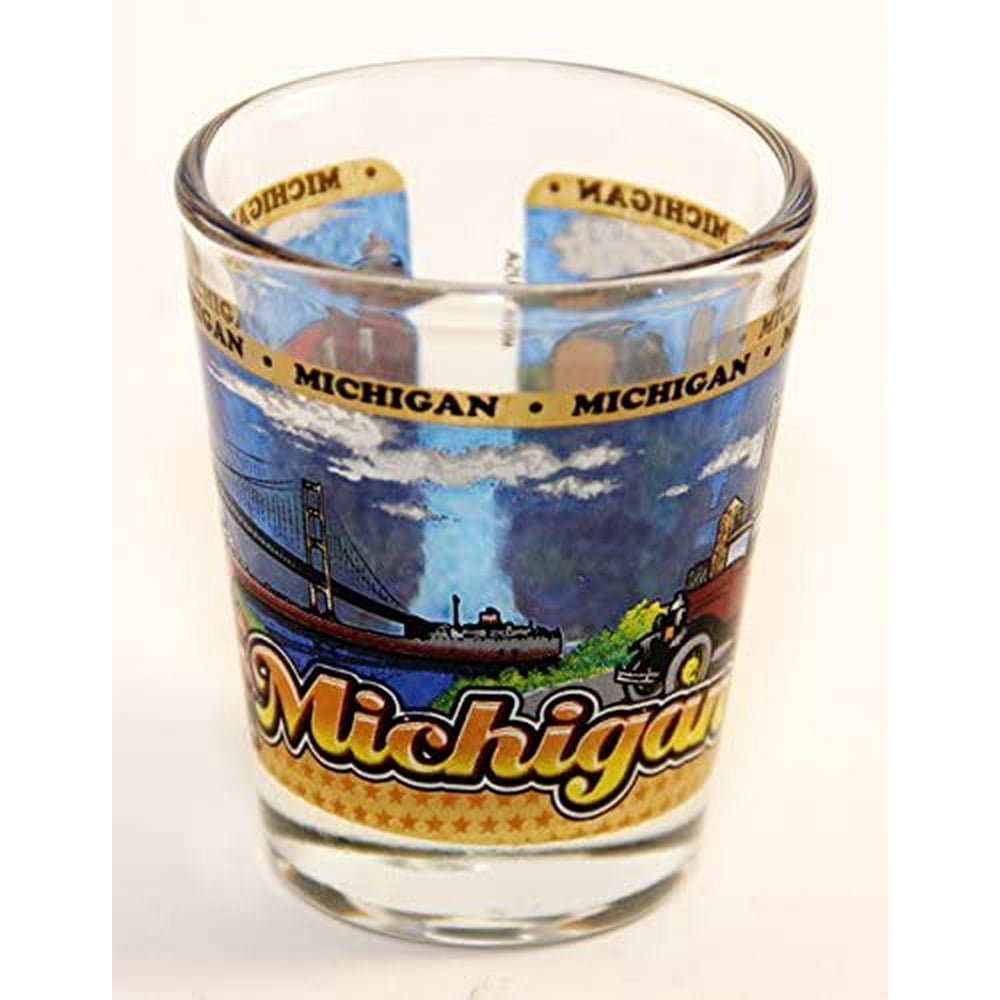 Michigan State Wraparound Shot Glass
