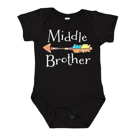 Inktastic Middle Brother Arrow Boys Baby Bodysuit