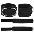 thumbnail image 1 of par de correas de tobillo para Fitness, puños de tobillo con anillo en D doble para entrenamiento de gimnasio, 1 of 8
