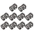 thumbnail image 1 of Resorte de compresión de diámetro de alambre de 1.2 mm, 8 mm de diámetro exterior, 10 mm de longitud libre, negro, 10 piezas, 1 of 4