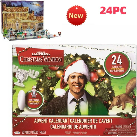 National Lampoon’s ChristmasVacation Advent Calendar, 24 Day Christmas Advent Calendar 2024 with Christmas Vacation Christmas Advent Calendar Countdown Calendar