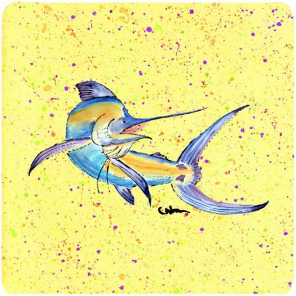Carolines Treasures 8533FC Sailfish Foam Coasters - Set Of 4- 3.5 x 3.5 In.