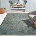 thumbnail image 2 of SAFAVIEH Anatolia Kimberly Distressed Area Rug, Teal/Brown, 8' x 10', 2 of 8