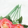 thumbnail image 5 of Flower 5pcs Artificial Flower Rose Bright Color Long Lasting Attractive Decorative Fake Silk Flower Decoration, 5 of 5