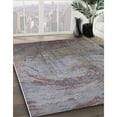 thumbnail image 3 of Ahgly Company Machine Washable Indoor Rectangle Industrial Modern Purple Area Rugs, 5' x 8', 3 of 7