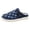 Dark Blue, variant on Womens Denim Checkerboard Clogs Garden Walking Travel Daily Wear Shoes Adjustable Backstrap Footbed Non Slip Lightweight Mules Black Size 10