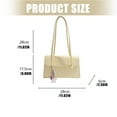 thumbnail image 5 of Women Bag Trendy Shoulder Bag PU Leather Commuting Bag Simple Underarm Purse, 5 of 21