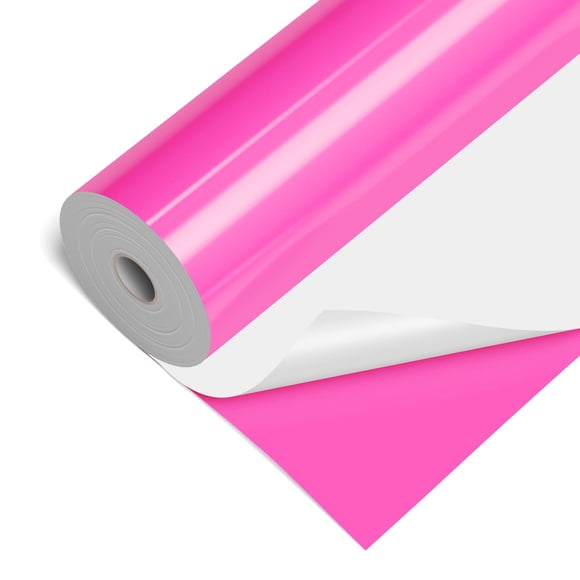 Rollo de Vinilo Permanentes Brillante Rosa Likcut 3.66 x 15.24 m
