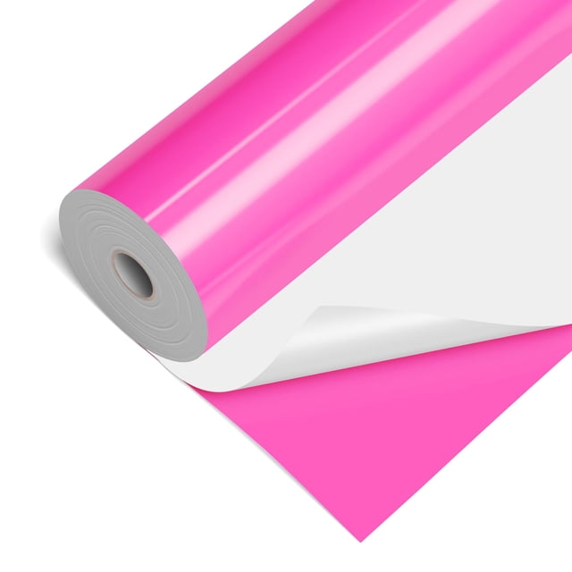 Rollo de Vinilo Permanentes Brillante Rosa Likcut 3.66 x 15.24 m
