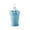 Blue, variant on 2-in-1 Collapsible Silicone Ice Ball Maker Cup, Food Grade Flexible Portable Ice Cup, Leak-Proof Collapsible Summer Travel Cup with Straw, Leakproof Travel Tumbler