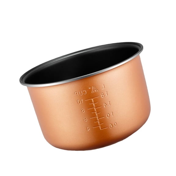 Nonstick Cooking Pot,Stainless Steel Rice Cooker Inner Pots Replacement Nonstick Cooking Pot for Even Heat