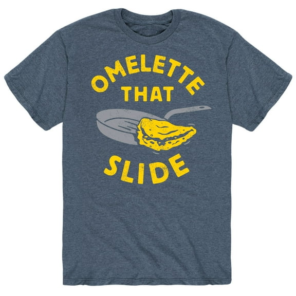 Instant Message - Omelette That Slide - Men's Short Sleeve Graphic T-Shirt