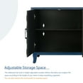 thumbnail image 6 of Tcbosik 4-Door Storage Cabinet with Adjustable Shelves, Buffet Sideboard for Living Room, Credenza Cupboard for Kitchen Dining Room, Console Table for Hallway Entryway, Antique Navy Blue, 6 of 9