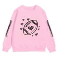 thumbnail image 3 of Gubotare Toddler Pullover Sweatshirt Girls Girls Crewneck Sweatshirts Kids Long Sleeve Shirts Tops Fall Pullover Clothes for Girls Size 5T (Pink,5 Years), 3 of 3