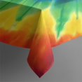 thumbnail image 3 of Colorful Rainbow Tie Dye Spiral Pattern Rectangle Tablecloth 60"x84",Waterproof Polyester Rectangle Table Cloth, Wipeable Spillproof Polyester Tablecloth for Dining, Camping, Indoor and Outdoor, 3 of 5
