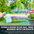 thumbnail image 4 of Pump Action Pressure Sprayer - Weed Killer Sprayer Pump for Fertiliser, Pesticides, Fungicides, Cleaning - Garden Sprayer with Plastic Lance -, 4 of 5