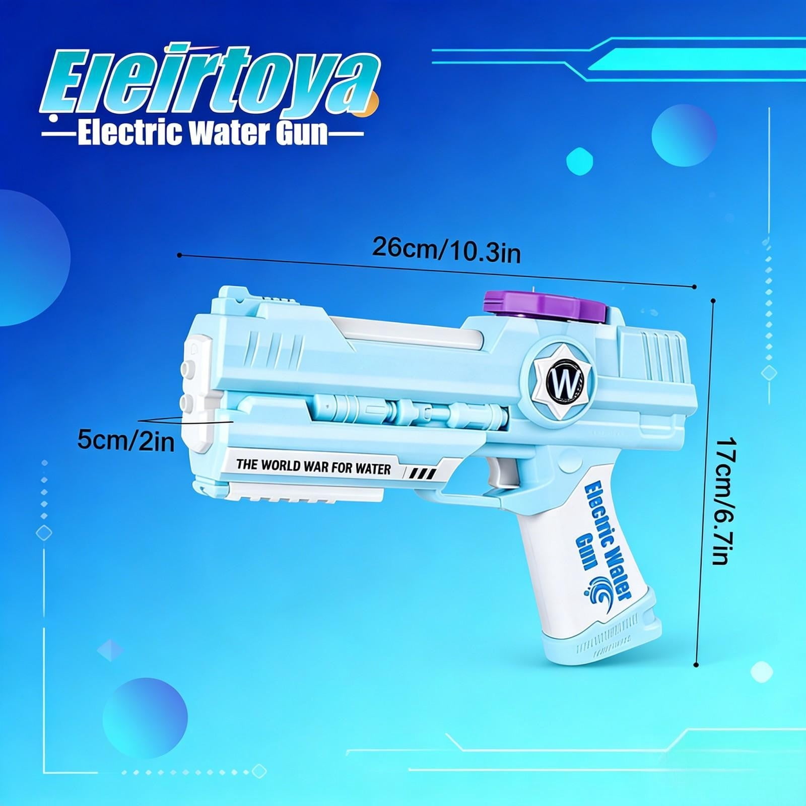 Water Blaster, Outdoor Summer Toy, for Kids, Teens & Adults Ages 5+