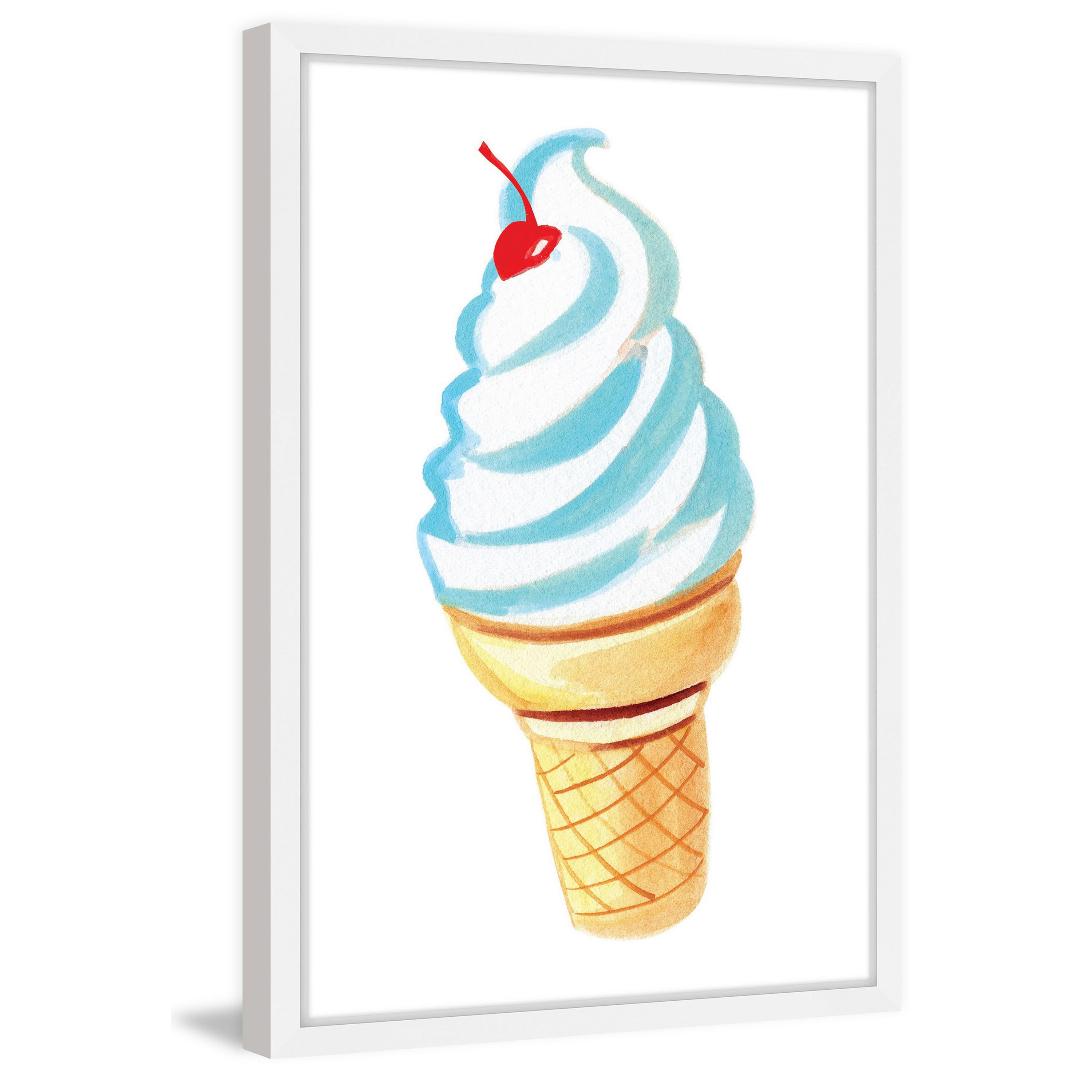 Marmont Hill "Soft Serve" by Molly Rosner Framed Painting Print