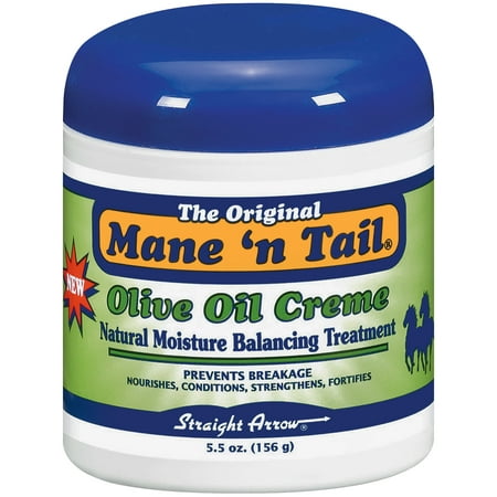 Mane 'n Tail Traitement d'équilibrage humidité naturelle huile d'olive Crème 5,5 oz Pot en plastique