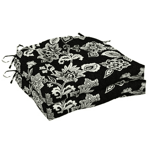 Open Box Arden Selections Ashland Jacobean Wicker Seat Cushion 2-Pack - 18 in L x 20 in W x 5 in H